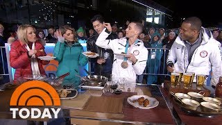 See Figure Skater Adam Rippon Try Korean Fried Chicken | TODAY