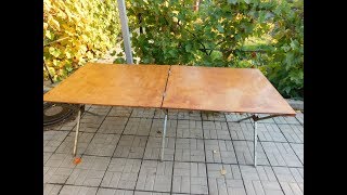 Раскладной походный стол. Делаем своими руками.
