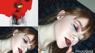 ANTI- RIHANNA ALBUM COVER MAKEUP