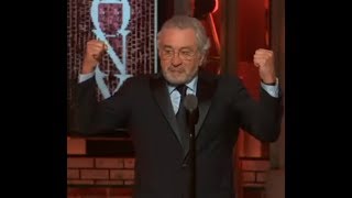 Robert De Niro Swearing At Trump Uncensored Tony Awards