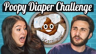 TEENS vs. FOOD - THE POOPY DIAPER CHALLENGE?! REALLY?!