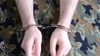 SELF BONDAGE HEAVY ALCYON SPANISH HANDCUFFS