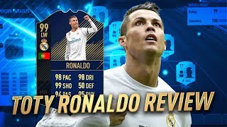 FIFA 18 TOTY RONALDO PLAYER REVIEW! THE BEST CARD IN FIFA ULTIMATE TEAM HISTORY