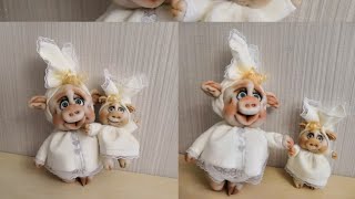 Милашка Фросенька. Мастер-класс. Свинка из капрона.
