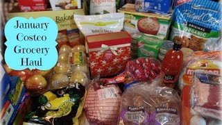 January 2017 Costco Grocery Haul & Two Week Menu Plan