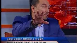 Entrevista a Jorge Sosa, sobre vida sexual de adolescentes