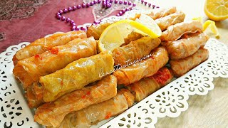 EN NEFİS HALİYLE LAHANA SARMASI - LAHANA SARMASI TARİFİ -KƏLƏM SARMA | USTA ELLERİM