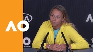 Anett Kontaveit: "I feel calmer than I used to" | Australian Open 2020 Press Conference R4