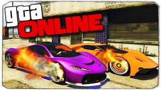 GTA ONLINE: Гонки с Брейном. Кто быстрее? :)