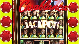 ★BACK TO BACK BONUSES★ CASABLANCA SLOT MACHINE ★BIG WIN LINE HITS ★CASINO GAMBLING!