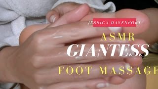 ASMR Roleplay~GIANTESS FOOT MASSAGE