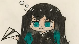Drawing of Muichiro Tokito ?