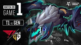 T1 vs GEN | Match20 Game1 H/L | 2020 LCK Spring