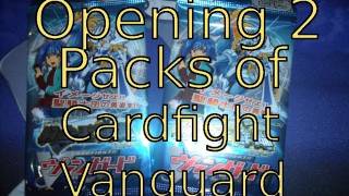 Opening 2 Packs of Cardfight Vanguard (RRR Card Pulled!!!)