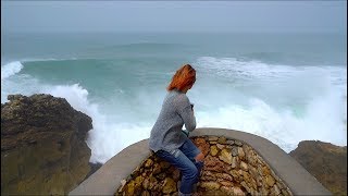 Самые большие волны в мире. Назаре. Португалия.  Серфинг в Португалии.