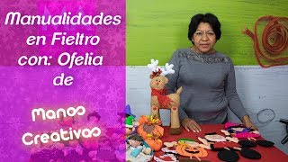 Manualidades de Fieltro con Manos Creativas
