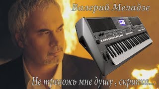 "НЕ ТРЕВОЖЬ МНЕ ДУШУ СКРИПКА" Меладзе КАВЕР  на синтезаторе  от Yamaha  DJX