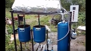 Установка по очистке  темного печного топлива, солярки и масел Fi 100
