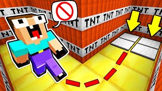 НУБ ЗАТРОЛЛЕН НЕВИДИМЫМ ПРО Майнкрафт, но Лавовый Лабиринт Ловушка ! ТРОЛЛИНГ НУБИКА