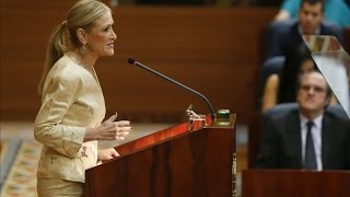 Sesión de investidura de Cristina Cifuentes como presidenta de la Comunidad de Madrid