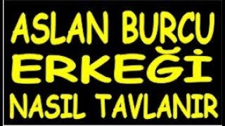 aslan burcu erkeği erkek nasıl tavlanır aşık edilir olur kadınlardan hoşlanır elde edilir yolları