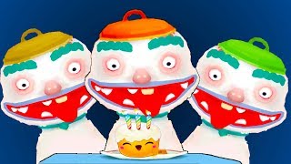 ГОТОВКА ЧЕЛЛЕНДЖ #8 видео для детей / Цветная еда с новыми мультяшными героями #ПУРУМЧАТА