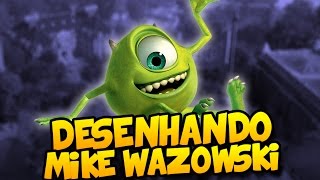 Desenhando Mike Wazowski (Drawing Mike Wazowski)
