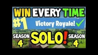 HOW TO WIN EVERY TIME IN SEASON 4 PRO TIPS FORTNITE BATTLE ROYALE
