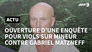 Livre de Springora: une enquête ouverte pour viols sur mineur contre Gabriel Matzneff | AFP News