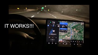 Tesla Autopilot 37 Miles Uninterrupted - Success!