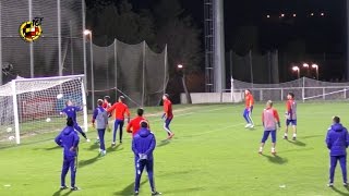 ¡En una baldosa! Menudo golazo de Saúl Ñíguez con la Sub-21