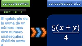 Aprendiendo Matemáticas:lenguaje común al lenguaje algebraico
