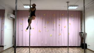 ALINA POLIASNA. CONTEMPORARY POLE DANCE. CHANDELIER