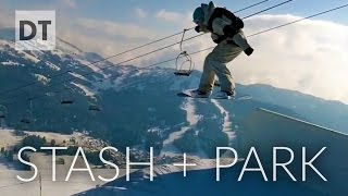 Snowboarding in Avoriaz Stash