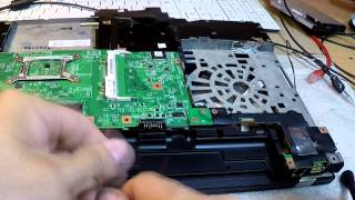 Ремонт ноутбука. Неработающая подсветка матрицы /Repair of laptop. Broken lights of the matrix