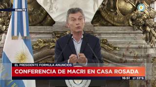 TV Pública Noticias - Conferencia completa de Mauricio Macri en Casa Rosada