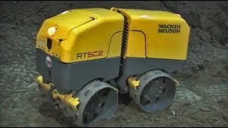 Verdichtung von Gräben mit der Grabenwalze RT | Wacker Neuson