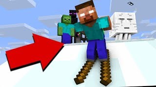 Monster School : Skiing Challenge - Minecraft Animation