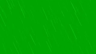 Heavy Rain on Green Screen