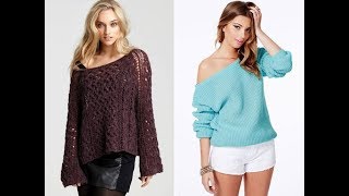 Как Связать Джемпер Спицами? видео - модели 2019 / How to Knit a Sweater / Pullover strickt