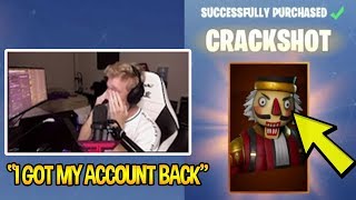 TFUE GETS HIS SKINS BACK AND STARTS CRYING *SAD* *HATES EPIC* | Fortnite Funny Moments