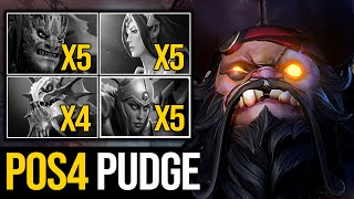 POS4 PUDGE NONSTOP GANK - 33 MINS 33 FLESH HEAP | Pudge Official