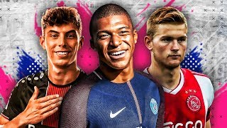 FIFA 19 BEST YOUNG PLAYERS - TOP 10 16 TO 19 YEAR OLDS IN FIFA 19 CAREER MODE!