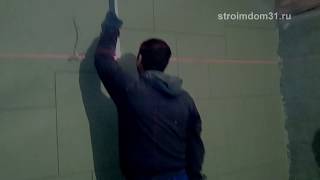декоративная штукатурка природный камень отделка стен гаража дома в Белгороде