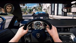 ► GTA 5 REDUX ✪ - Ultra Realistic Graphic ENB MOD - First Person Aventador - 1080p 60 FPS GTA 6 new