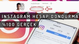 İNSTAGRAM HESAP DONDURMA TELEFONDAN 2018 - INSTAGRAM DONDURMA