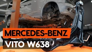 Как заменить передний рычаг подвески MERCEDES-BENZ VITO 1 (W638) [ВИДЕОУРОК AUTODOC]