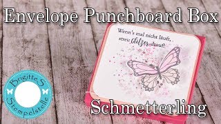 Envelope Punchboard Box Schmetterling #stampinup