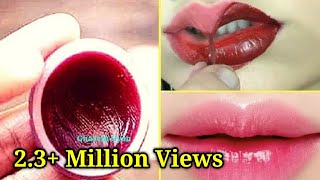 Homemade Lip Balm | Beetroot Lip Balm for Dry and Black Lips