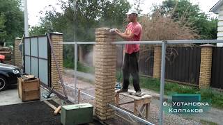 Кладка кирпичных столбов (столбиков) своими руками